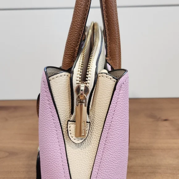 Kate Spade Lavender and Brown Satchel/Crossbody - Picture 4 of 11